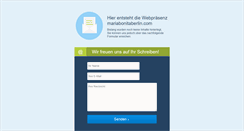 Desktop Screenshot of mariabonitaberlin.com